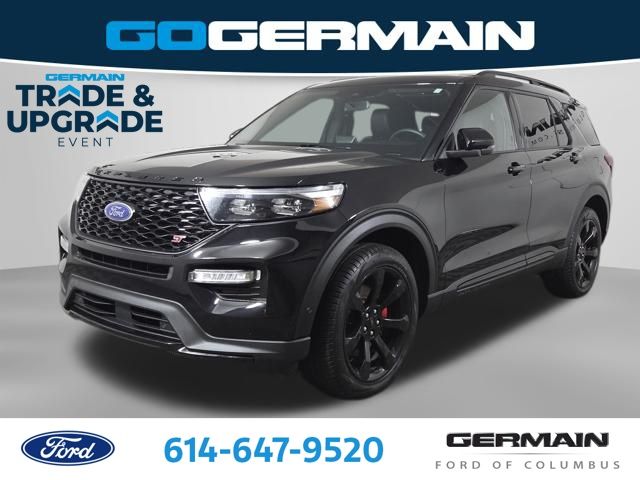 Agate Black Metallic 2023 Ford Explorer ST AWD SUV / Crossover All-Wheel Drive Automatic