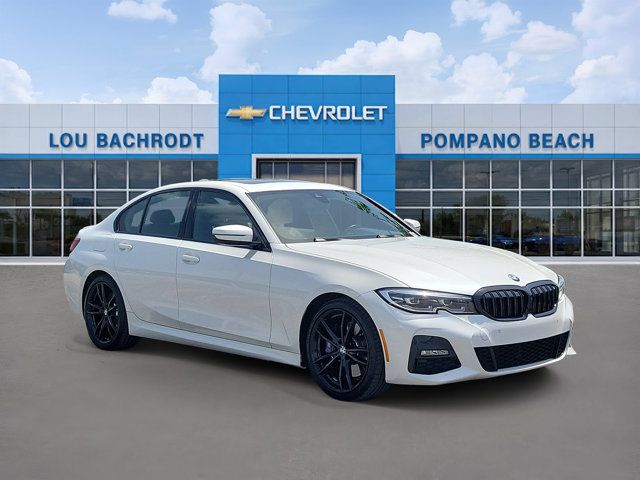 White Metallic 2022 BMW 3 Series Sedan Rear-Wheel Drive 8-Speed Automatic