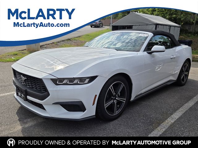 Oxford White 2024 Ford Mustang Convertible Rear-Wheel Drive Automatic