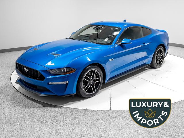 Velocity Blue Metallic 2021 Ford Mustang Coupe Rear-Wheel Drive Automatic