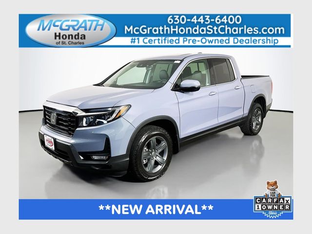 Sonic Gray Pearl 2023 Honda Ridgeline Pickup Truck All-Wheel Drive 9-Speed Automatic