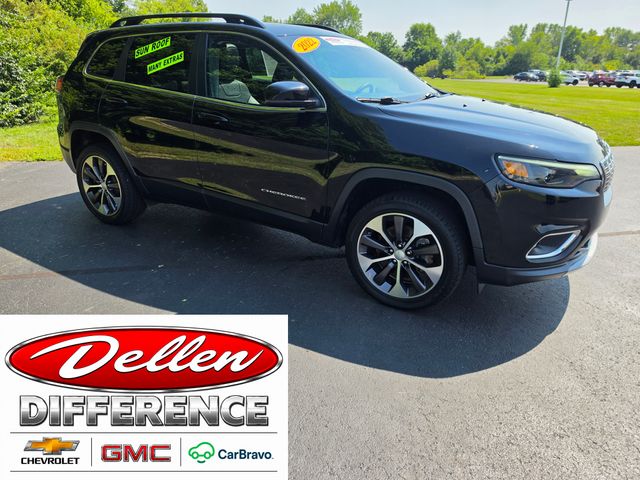 Diamond Black Crystal Pearlcoat 2022 Jeep Cherokee SUV / Crossover Four-Wheel Drive 9-Speed Automatic
