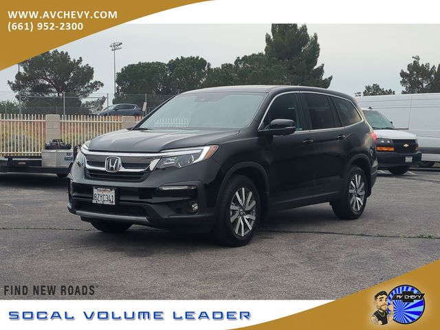 Crystal Black Pearl 2022 Honda Pilot EX-L FWD SUV / Crossover Front-Wheel Drive 9-Speed Automatic
