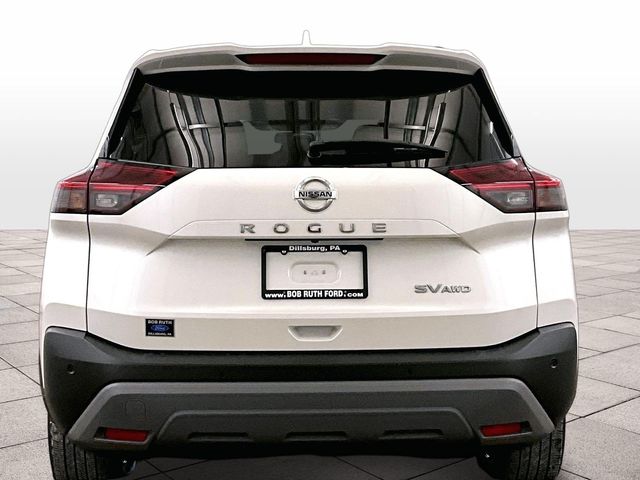 2021 Nissan Rogue SV White at Bob Ruth Ford
