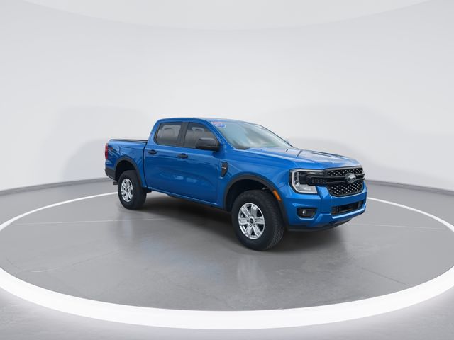 Blue Metallic 2024 Ford Ranger Pickup Truck Four-Wheel Drive Automatic