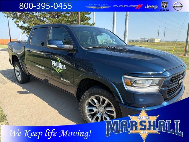 Patriot Blue Pearlcoat 2019 RAM 1500 Pickup Truck Four-Wheel Drive 8-Speed Automatic