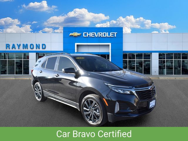 Black Metallic 2023 Chevrolet Equinox RS with 1RS AWD SUV / Crossover Four-Wheel Drive 6-Speed Automatic Overdrive