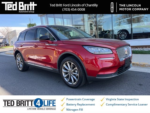 Red 2021 Lincoln Corsair Standard AWD SUV / Crossover All-Wheel Drive 8-Speed Automatic