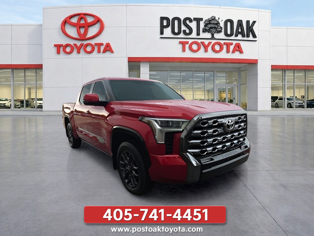 Red 2025 Toyota Tundra Pickup Truck Four-Wheel Drive Automatic