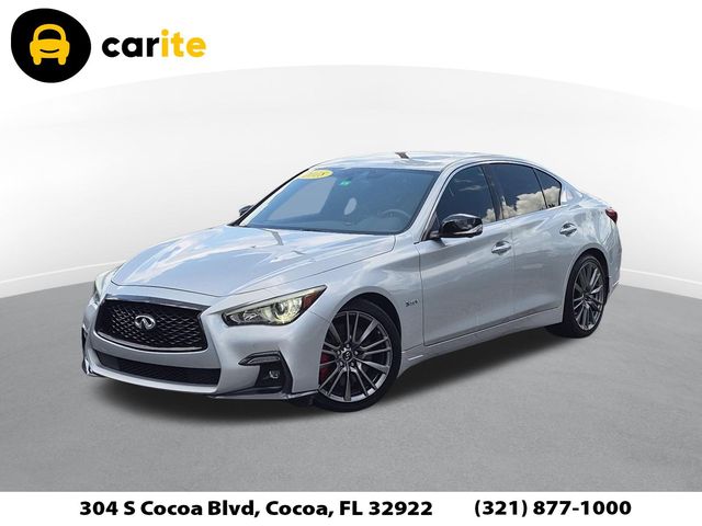 Used 2018 INFINITI Q50 Red Sport 400 4D Sedan