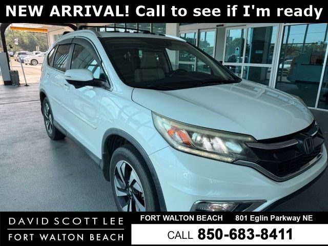 White 2015 Honda CR-V SUV / Crossover All-Wheel Drive Continuously Variable Transmission