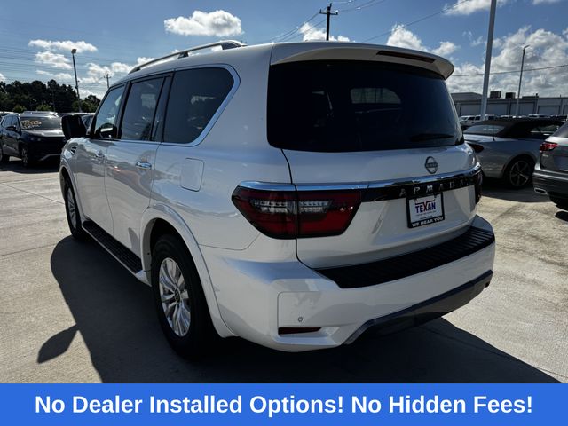 2024 Nissan Armada SV White at DeMontrond Ford