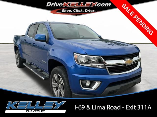 Kinetic Blue Metallic 2018 Chevrolet Colorado LT Crew Cab 4WD Pickup Truck Four-Wheel Drive 8-Speed Automatic