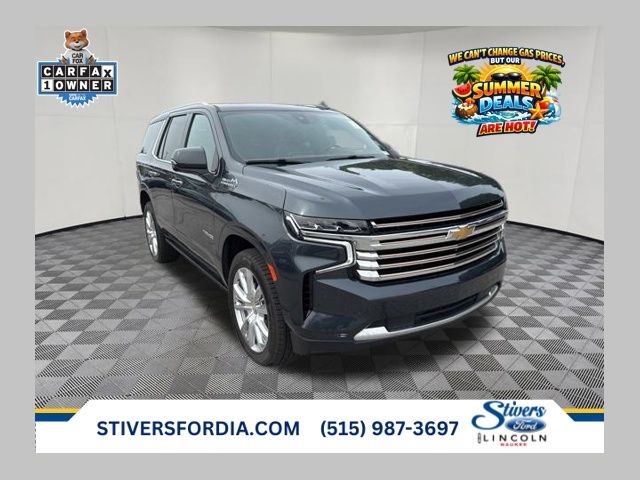 Evergreen Gray Metallic 2022 Chevrolet Tahoe High Country 4WD SUV / Crossover Four-Wheel Drive