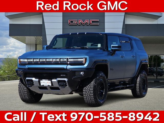 Neptune Blue Matte 2024 GMC Hummer EV SUV SUV / Crossover All-Wheel Drive 1-Speed Automatic