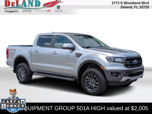 Silver Metallic 2022 Ford Ranger Pickup Truck Four-Wheel Drive Automatic