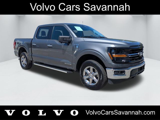 Gray Metallic 2024 Ford F-150 Pickup Truck Four-Wheel Drive Automatic