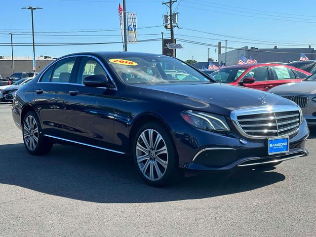 Blue 2018 Mercedes-Benz E-Class Sedan All-Wheel Drive 9-Speed Automatic