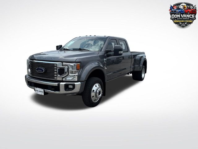 Gray Metallic 2022 Ford F-450 Super Duty Pickup Truck Four-Wheel Drive Automatic