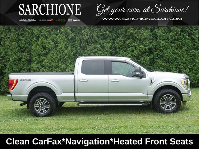 Silver Metallic 2021 Ford F-150 Pickup Truck Four-Wheel Drive Automatic