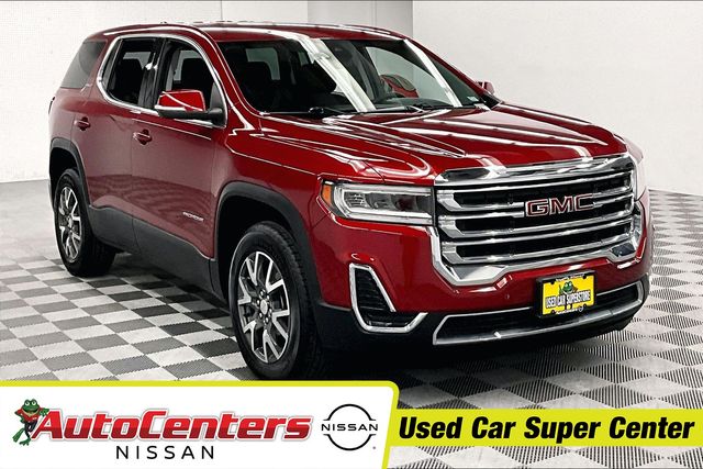 Volcanic Red Tintcoat 2023 GMC Acadia SUV / Crossover Front-Wheel Drive 9-Speed Automatic