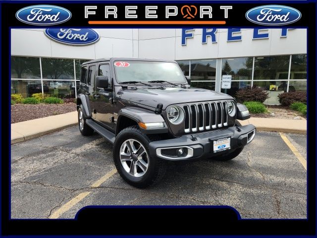 Gray (Granite Crystal Metallic Clearcoat) 2020 Jeep Wrangler SUV / Crossover Four-Wheel Drive 8-Speed Automatic