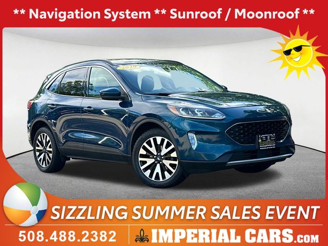 Dark Persian Green Metallic 2020 Ford Escape SUV / Crossover All-Wheel Drive 8-Speed Automatic