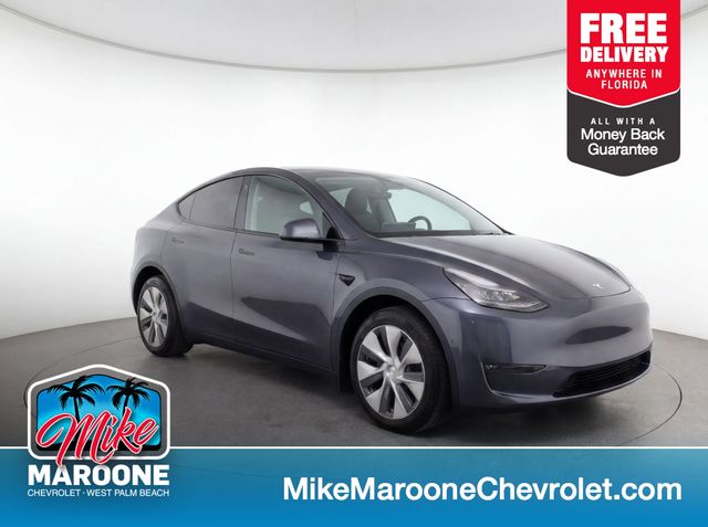 Solid Black 2024 Tesla Model Y SUV / Crossover Rear-Wheel Drive 1-Speed Automatic