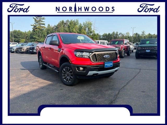 Rapid Red Metallic Tinted Clearcoat 2021 Ford Ranger Pickup Truck Four-Wheel Drive Automatic