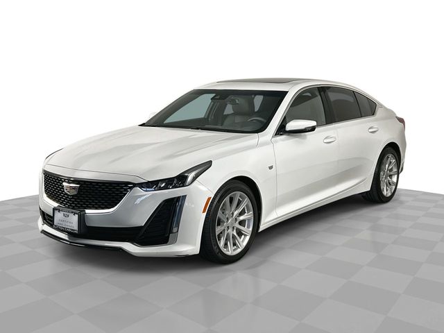 Summit White 2023 Cadillac CT5 Luxury RWD Sedan Rear-Wheel Drive Automatic