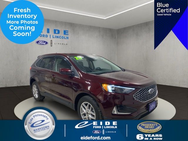 Red (Burgundy Velvet Metallic Tinted Clearcoat) 2024 Ford Edge SUV / Crossover All-Wheel Drive 8-Speed Automatic