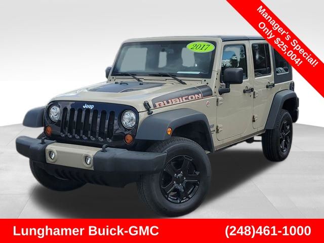 Brown (Gobi Clearcoat) 2017 Jeep Wrangler SUV / Crossover Four-Wheel Drive 5-Speed Automatic