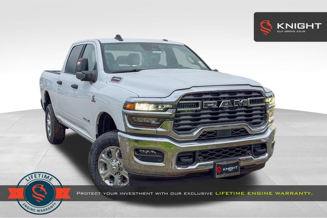 Bright White Clearcoat 2026 RAM 2500 Pickup Truck Four-Wheel Drive 8-Speed Automatic