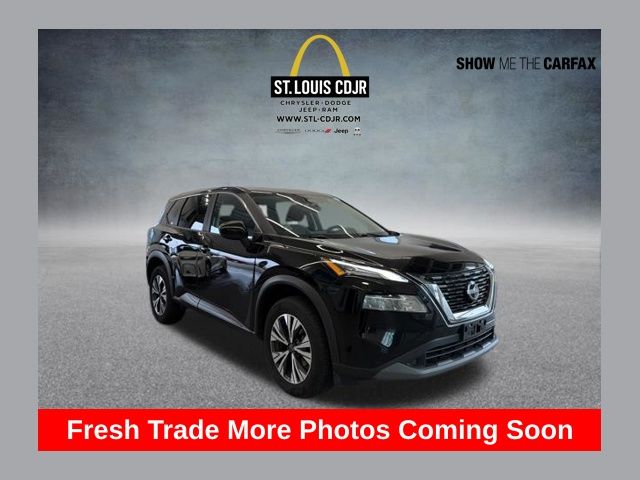Super Black 2023 Nissan Rogue SV AWD SUV / Crossover All-Wheel Drive Continuously Variable Transmission