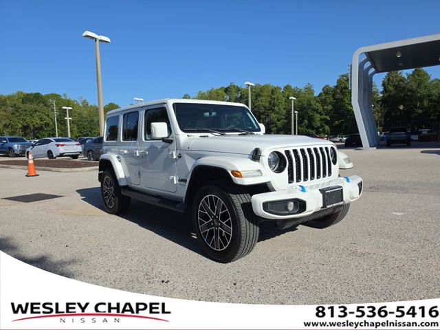 Bright White Clearcoat 2023 Jeep Wrangler 4xe SUV / Crossover Four-Wheel Drive 8-Speed Automatic