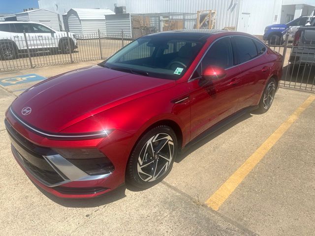 Ultimate red 2024 Hyundai Sonata Sedan Front-Wheel Drive 8-Speed Automatic