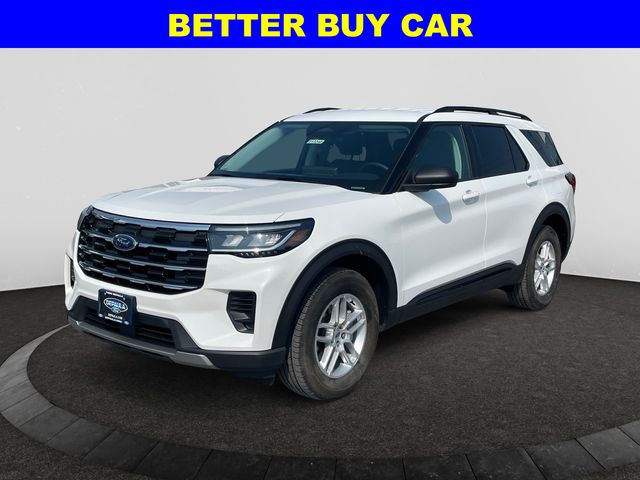 White Metallic 2026 Ford Explorer SUV / Crossover All-Wheel Drive Automatic