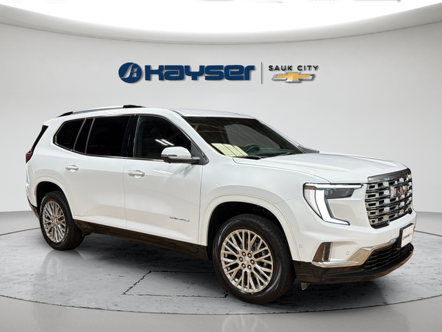 Summit White 2026 GMC Acadia SUV / Crossover Four-Wheel Drive 8-Speed Automatic