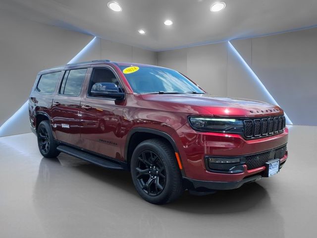 Velvet Red Pearlcoat 2024 Jeep Wagoneer L Series II 4WD SUV / Crossover Four-Wheel Drive 8-Speed Automatic