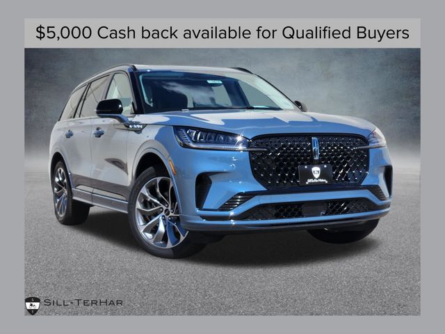 Whisper Blue Metallic Clearcoat 2026 Lincoln Aviator SUV / Crossover All-Wheel Drive Automatic