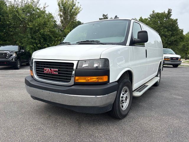 Summit White 2025 GMC Savana Cargo Van Rear-Wheel Drive 8-Speed Automatic Overdrive
