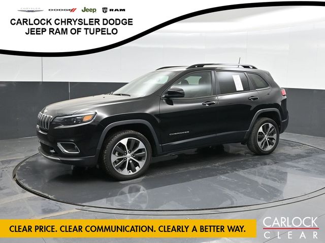 Diamond Black Crystal Pearlcoat 2022 Jeep Cherokee Limited 4WD SUV / Crossover Four-Wheel Drive 9-Speed Automatic