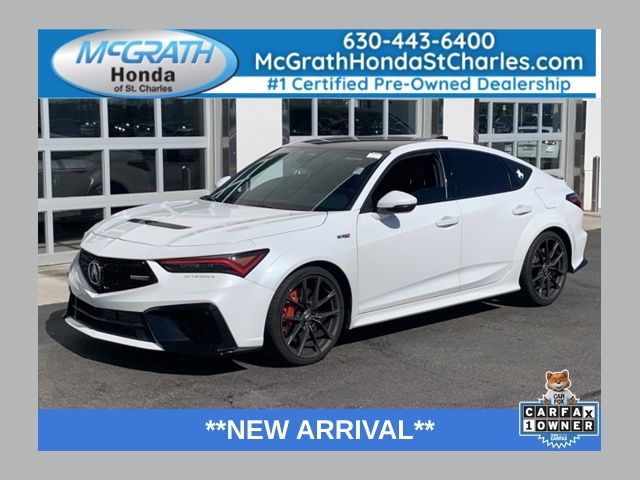 Platinum White Pearl 2025 Acura Integra Type S FWD Sedan Front-Wheel Drive 6-Speed Manual