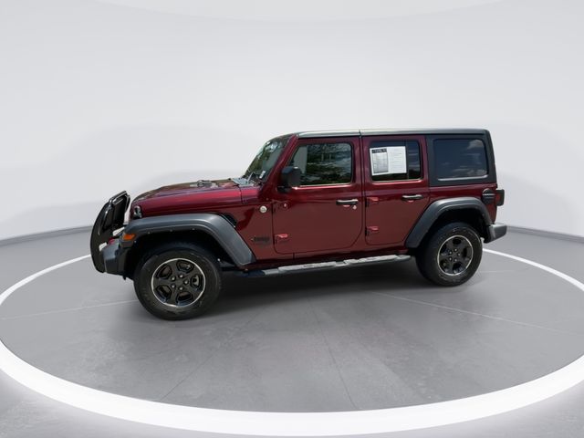 Used 2021 Red Jeep Unlimited Sport S image 4