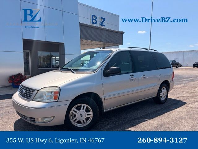 Silver 2005 Ford Freestar Minivan Front-Wheel Drive 4-Speed Automatic Overdrive