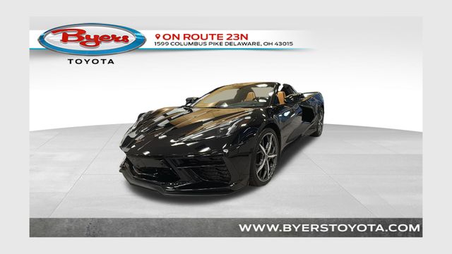 Black 2022 Chevrolet Corvette Stingray 2LT Convertible RWD Convertible Rear-Wheel Drive 8-Speed Dual Clutch