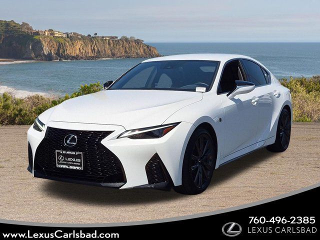 Ultra White 2025 Lexus IS Sedan Rear-Wheel Drive 8-Speed Automatic