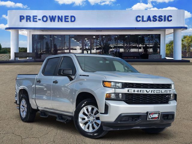 2020 Chevrolet Silverado 1500 Custom Silver at Classic Elite Chevrolet Sugar Land