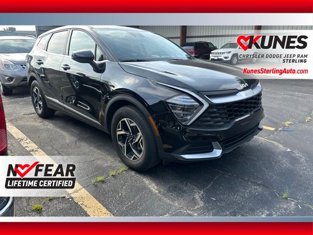 Ebony Black 2025 Kia Sportage SUV / Crossover Front-Wheel Drive 8-Speed Automatic