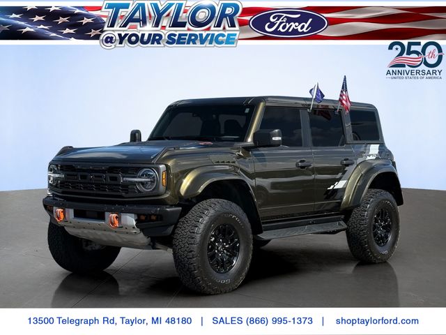 Shelter Green Metallic 2024 Ford Bronco Raptor SUV / Crossover Four-Wheel Drive Automatic